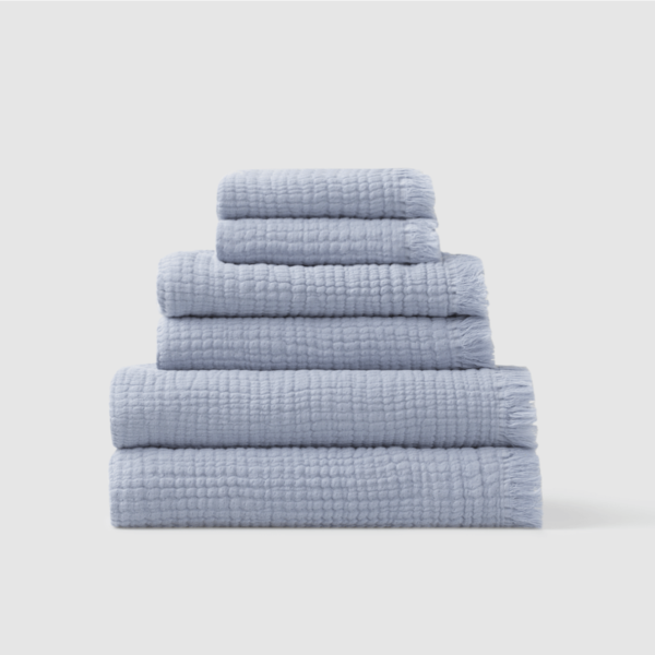 Four Layer Towel Set in Moonlight